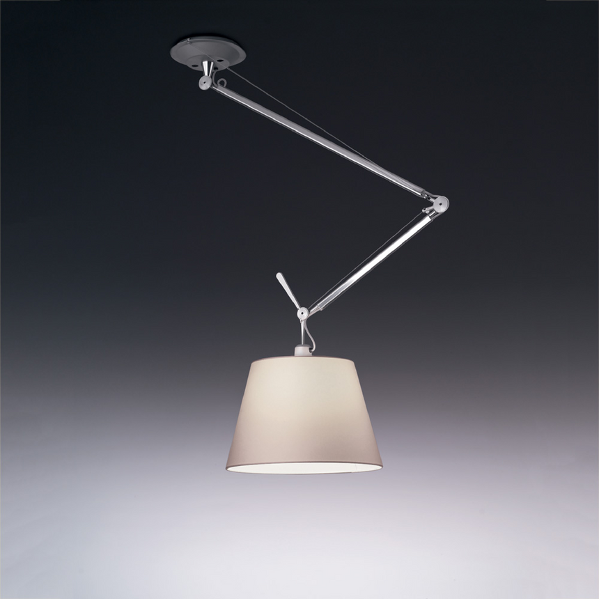 Off Center Shade Pendant Lamp | Artemide Tolomeo