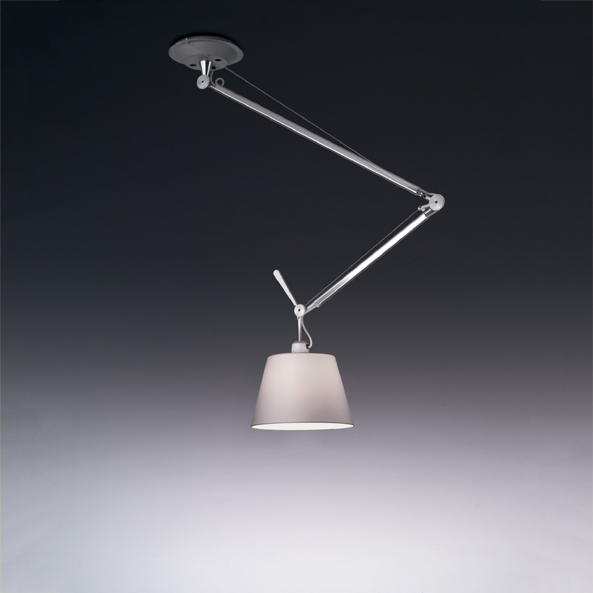 Off Center Shade Pendant Lamp | Artemide Tolomeo