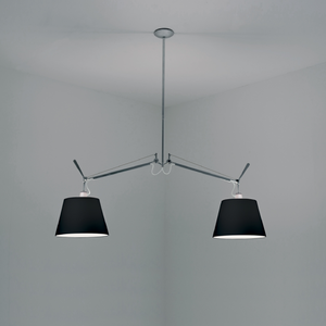 Double Empire Shade Pendant Lamp | Artemide Tolomeo