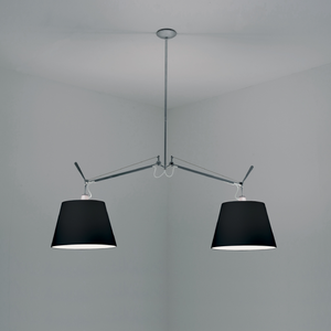 Double Empire Shade Pendant Lamp | Artemide Tolomeo | Italianfurniture.com