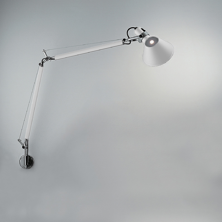 Aluminum Classic Wall Lamp | Artemide Tolomeo | Italianfurniture.com