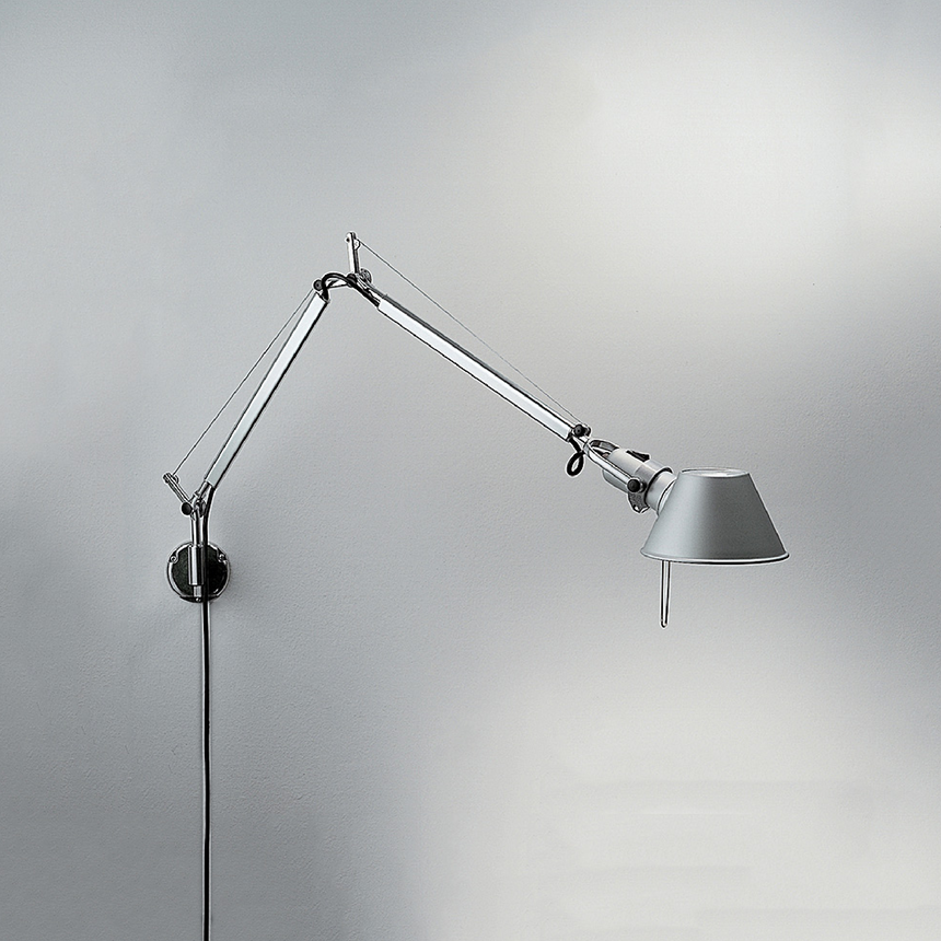 Aluminum Mini Wall Lamp | Artemide Tolomeo | Italianfurniture.com