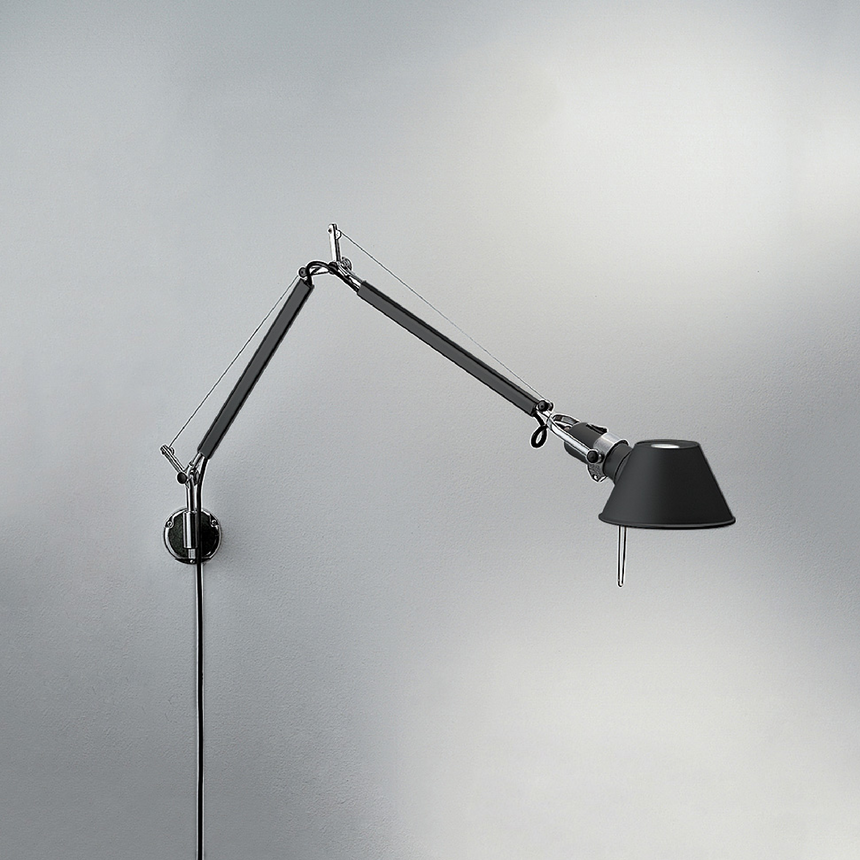 Aluminum Mini Wall Lamp | Artemide Tolomeo | Italianfurniture.com