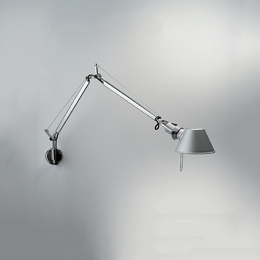 Aluminum Mini Wall Lamp | Artemide Tolomeo | Italianfurniture.com