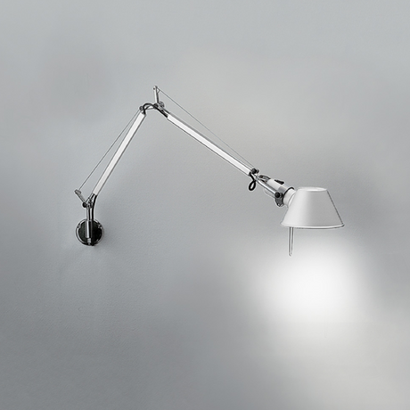 Aluminum Mini Wall Lamp | Artemide Tolomeo | Italianfurniture.com