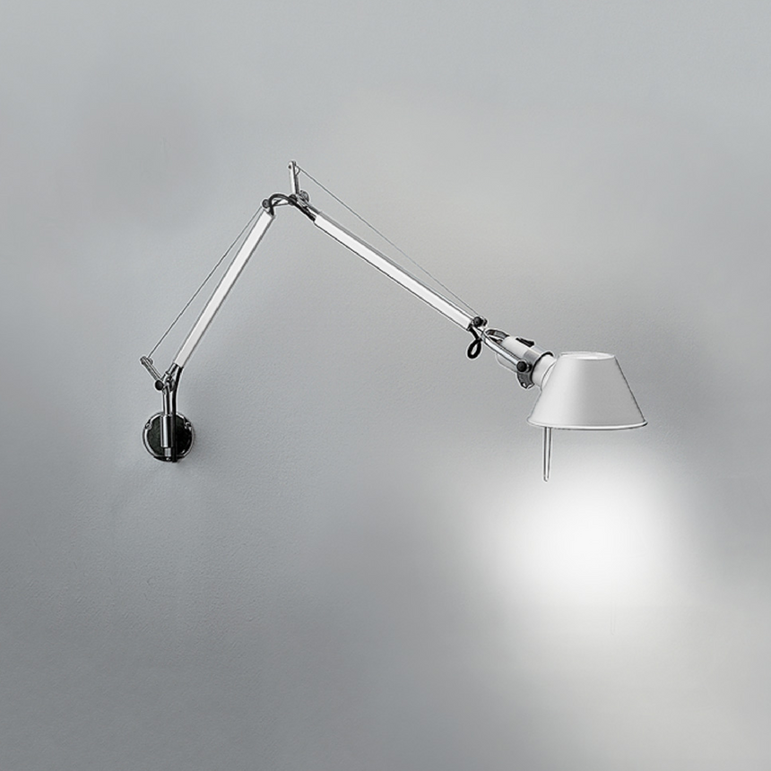 Aluminum Mini Wall Lamp | Artemide Tolomeo | Italianfurniture.com