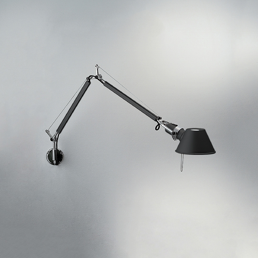 Aluminum Mini Wall Lamp | Artemide Tolomeo | Italianfurniture.com