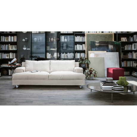 Worn Style Wheeled Sofa | Lema Aberdeen | ItalianFurniture.com