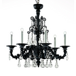 Crystal Pendants Tapered Chandelier | Barovier & Toso Baikal | Italianfurniture.com