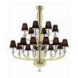 Curved Arm 18-Bulb Chandelier | Barovier & Toso Rotterdam | Italianfurniture.com