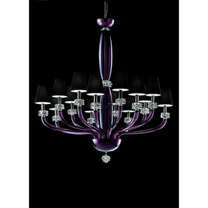 Curved Arm 18-Bulb Chandelier | Barovier & Toso Rotterdam | Italianfurniture.com