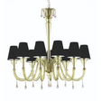 9-Shaded Bulbs Chandelier | Barovier & Toso Maryland | Italianfurniture.com