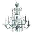 Cylindrical 8-Bulb Chandelier | Barovier & Toso Taymyr | Italianfurniture.com