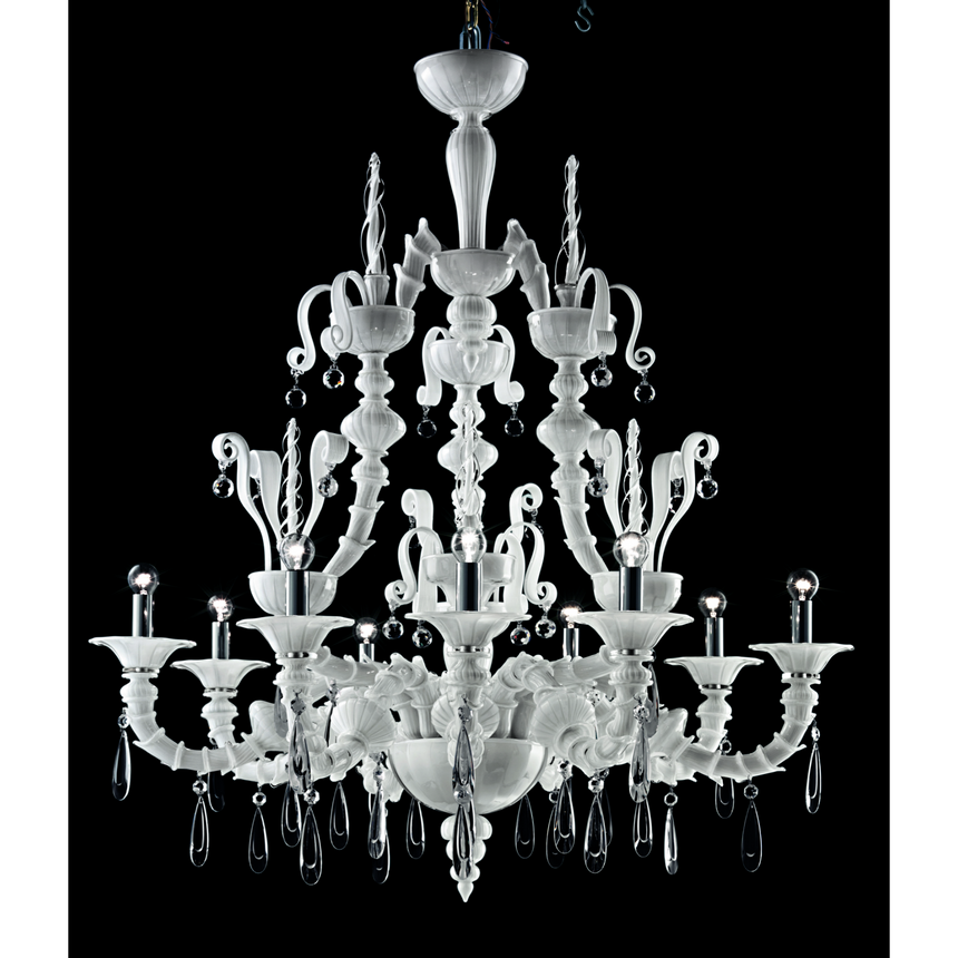 Classic Crystal Chandelier | Barovier & Toso Dhamar | Italianfurniture.com