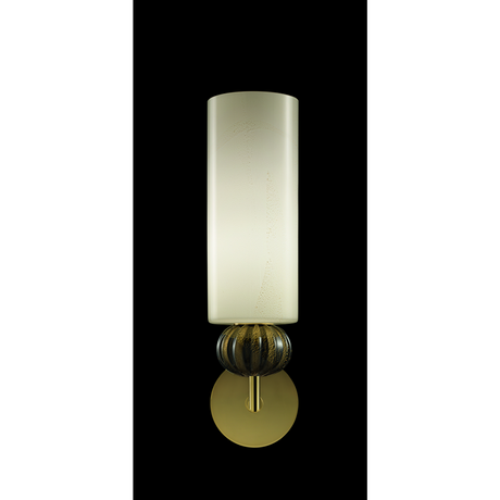 Cylindrical Speckled Wall Lamp | Barovier & Toso Gallia | Italianfurniture.com