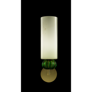 Cylindrical Speckled Wall Lamp | Barovier & Toso Gallia | Italianfurniture.com