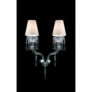 2-Shade Glass Wall Lamp | Barovier & Toso Président | Italianfurniture.com