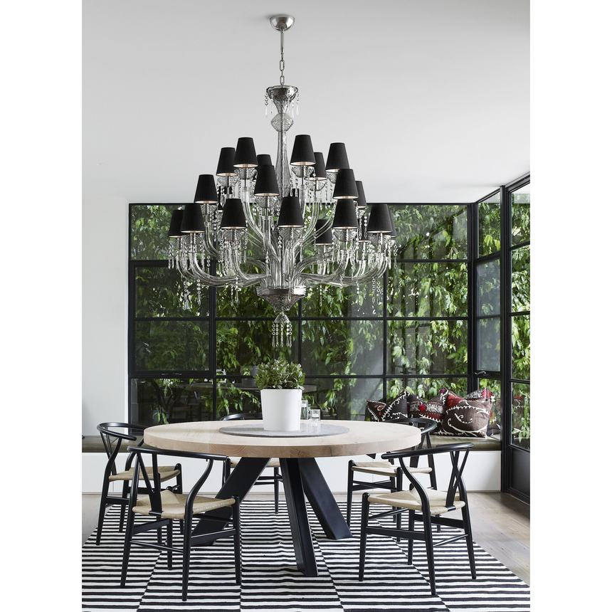 Venetian Crystal 14-Bulb Chandelier | Barovier & Toso Président | Italianfurniture.com