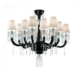 Venetian Crystal 14-Bulb Chandelier | Barovier & Toso Président | Italianfurniture.com