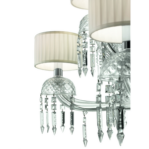 Fluted Shade 16-Bulb Chandelier | Barovier & Toso Première Dame | Italianfurniture.com