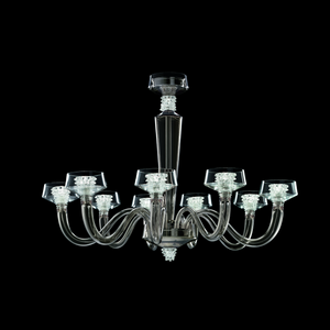 Candle Cup 9-Bulb Chandelier | Barovier & Toso Rosati | Italianfurniture.com