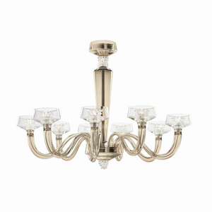 Candle Cup 9-Bulb Chandelier | Barovier & Toso Rosati | Italianfurniture.com