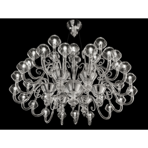 Glass 36-Bulb Chandelier | Barovier & Toso Magritte | Italianfurniture.com