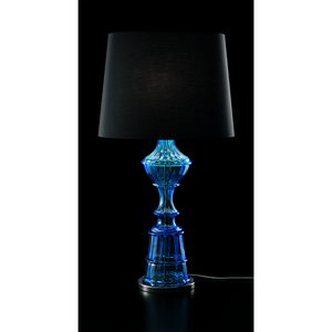 Venetian Crystal Ribbed Table Lamp | Barovier & Toso Samurai | Italianfurniture.com