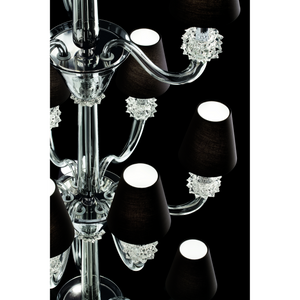 Crystal Cylinders 3-Tiered Chandelier | Barovier & Toso Torpedo Amsterdam | Italianfurniture.com