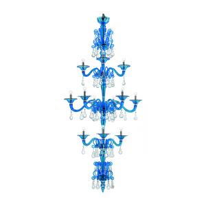 Crystal Cascade 12-Bulb Chandelier | Barovier & Toso Torpedo Taif | Italianfurniture.com