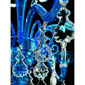 Crystal Cascade 12-Bulb Chandelier | Barovier & Toso Torpedo Taif | Italianfurniture.com