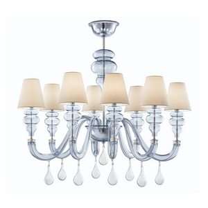 Drop Pendants 8-Bulb Chandelier | Barovier & Toso Ran | Italianfurniture.com