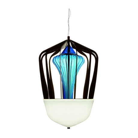 Modern Lantern Hanging Lamp | Barovier & Toso Robin | Italianfurniture.com