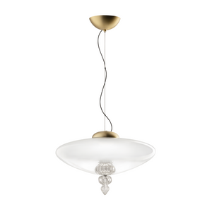 Crystal Glass Hanging Lamp | Barovier & Toso Padma | Italianfurniture.com