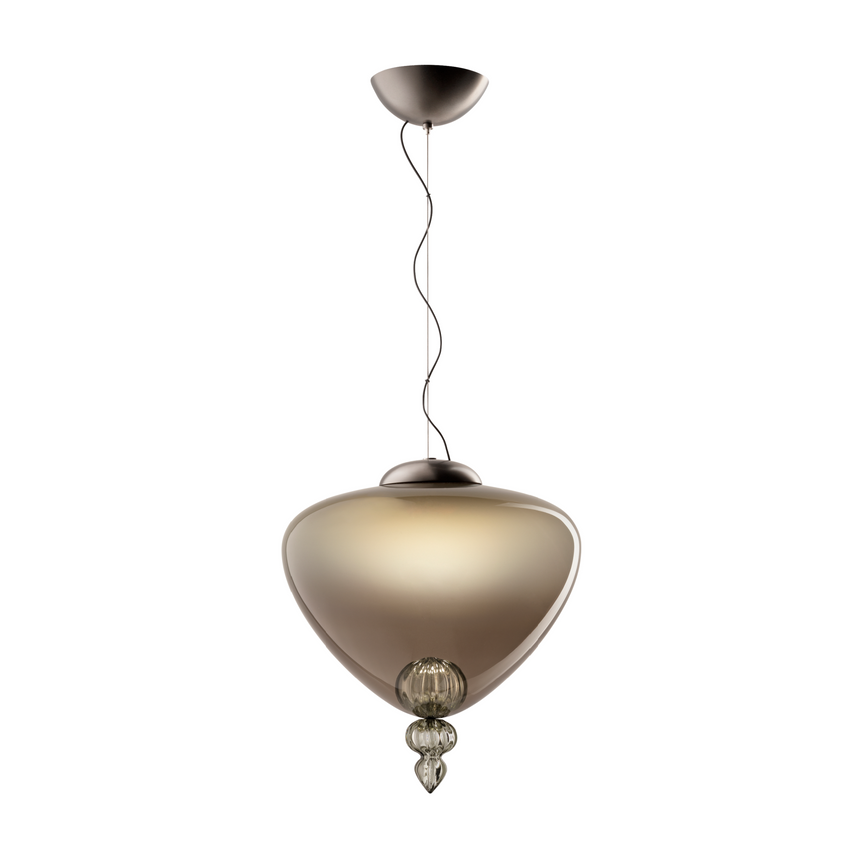 Crystal Glass Hanging Lamp | Barovier & Toso Padma | Italianfurniture.com