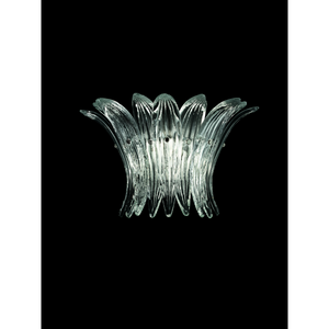 Crystal Leaves Wall Lamp | Barovier & Toso Palmette | Italianfurniture.com