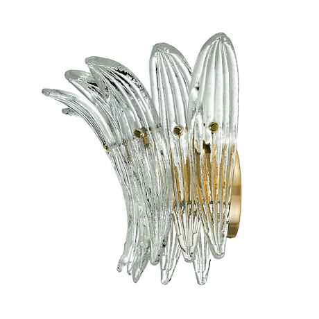 Crystal Leaves Wall Lamp | Barovier & Toso Palmette | Italianfurniture.com