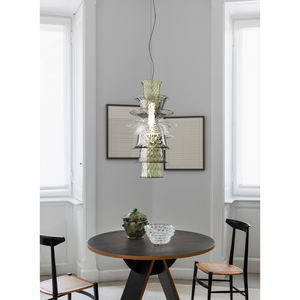 Modular Crystal Hanging Lamp | Barovier & Toso Campanula | Italianfurniture.com