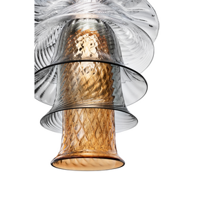 Modular Crystal Hanging Lamp | Barovier & Toso Campanula | Italianfurniture.com