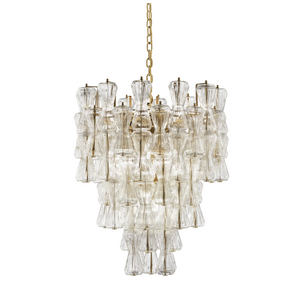 Hourglass Crystals Hanging Lamp | Barovier & Toso Clepsydra | Italianfurniture.com