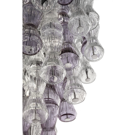 Hourglass Crystals Hanging Lamp | Barovier & Toso Clepsydra | Italianfurniture.com