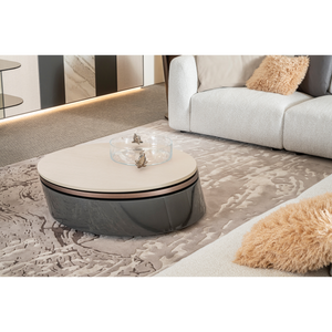 Triple Top Round Coffee Table | Bizzotto Italia Plinko | Italianfurniture.com