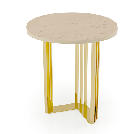 Modern Round Side Table | Bizzotto Italia Infinity | Italianfurniture.com
