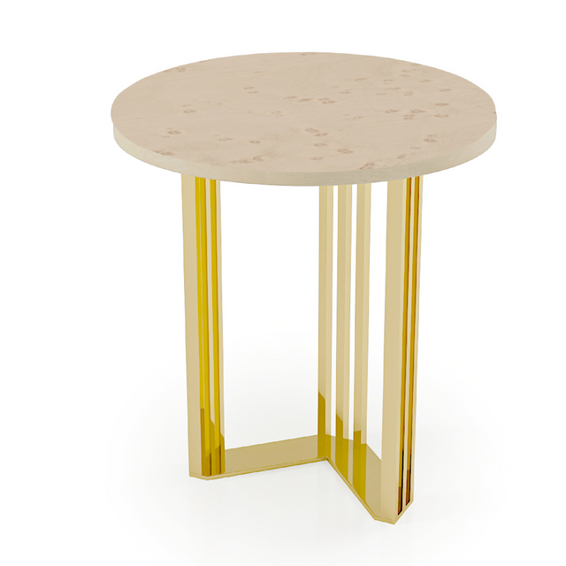 Modern Round Side Table | Bizzotto Italia Infinity | Italianfurniture.com