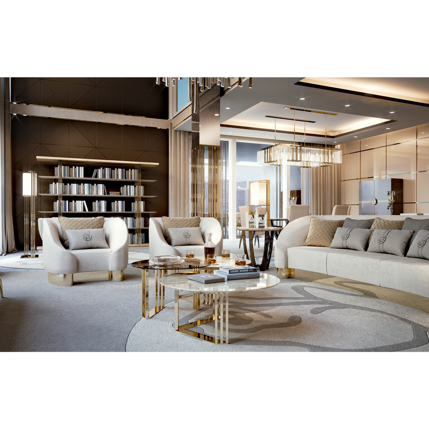 Modern Round Coffee Table | Bizzotto Italia Infinity