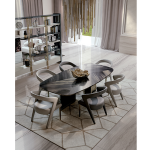Bronze Base Dining Table | Bizzotto Italia Ikat | Italianfurniture.com