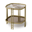 Stone Top Side Table | Bizzotto Italia Ikat | Italianfurniture.com