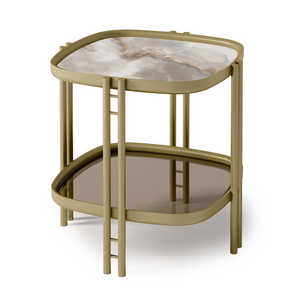 Stone Top Side Table | Bizzotto Italia Ikat | Italianfurniture.com
