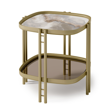 Stone Top Side Table | Bizzotto Italia Ikat | Italianfurniture.com