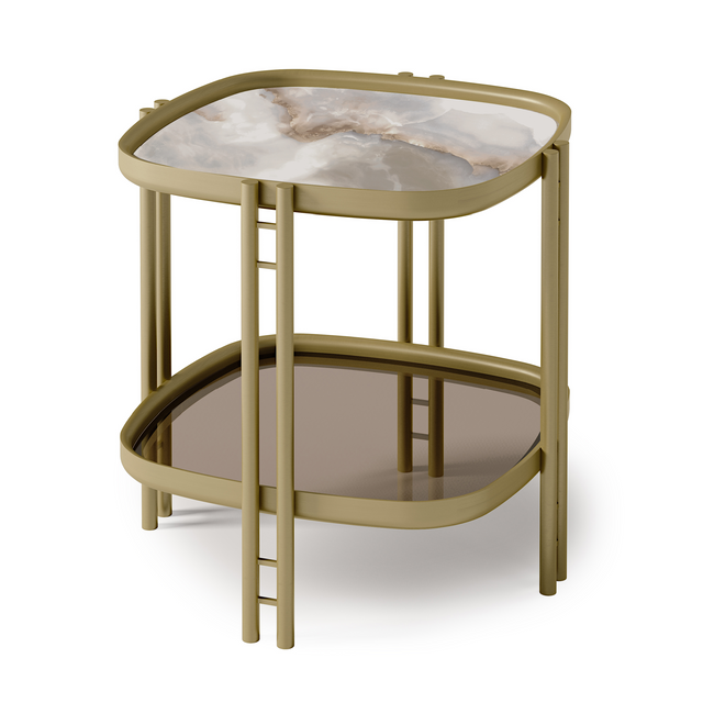 Stone Top Side Table | Bizzotto Italia Ikat | Italianfurniture.com